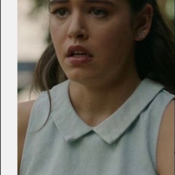 BCBGeneration denim scalloped two piece NWT - Picture 6 of 7